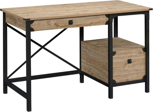 Office Desk Storage Drawers & Open Shelf Study Pedestal Desk