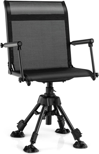 Swivel Blind Chair 360-degree rotation Base Folding Hunting Chair