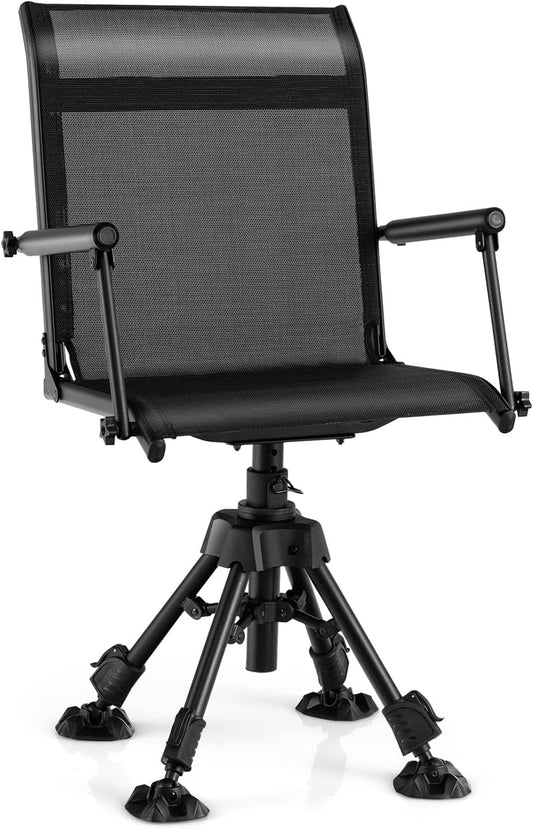 Swivel Blind Chair 360-degree rotation Base Folding Hunting Chair