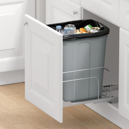 Pullout Trash Can 35Qt Bin With Soft Close Sliding System