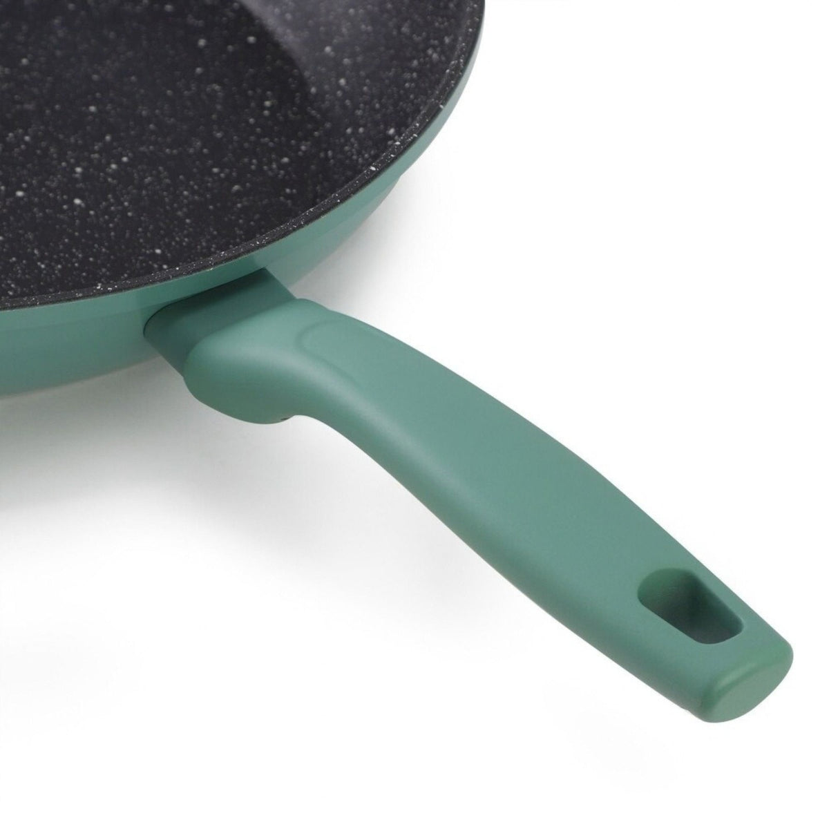 Nonstick Aluminum Frying Pan Soft-Touch Handle 12in Skillet