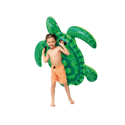 Intex Pool Floating Lil' Sea Turtle Ride-On Pool Float Raft