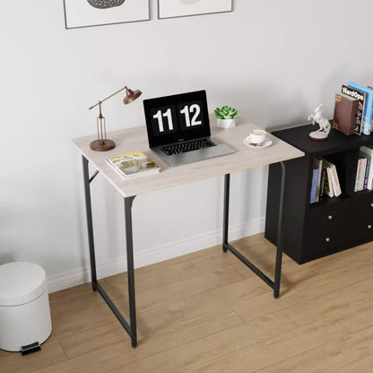 Computer Desk Office Metal Frame Modern 32"W Space Saving Desk