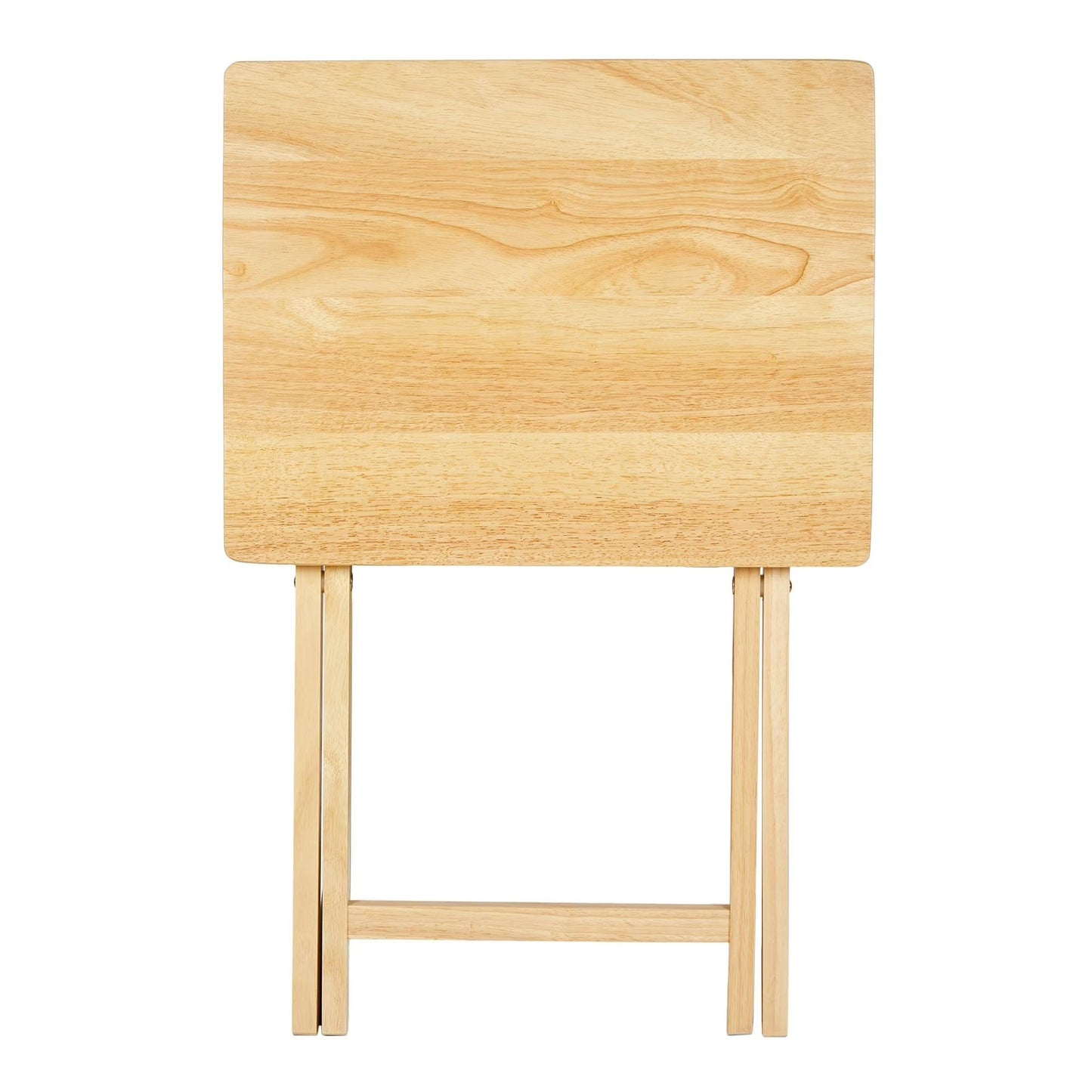 Folding TV Tray Table Lightweight Portable Tray Table- Natural