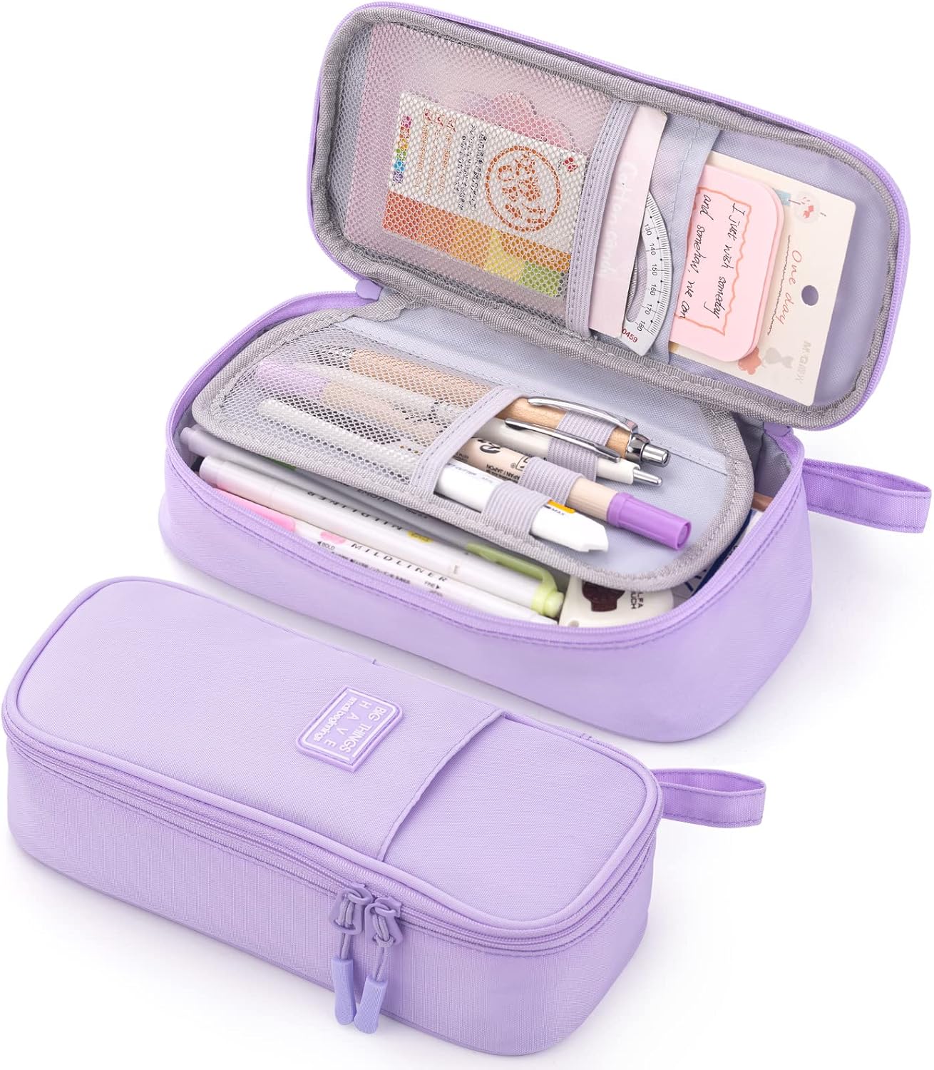 Pen Case Pencil Pouch Bag School Supplies Pencil Bag, Purple