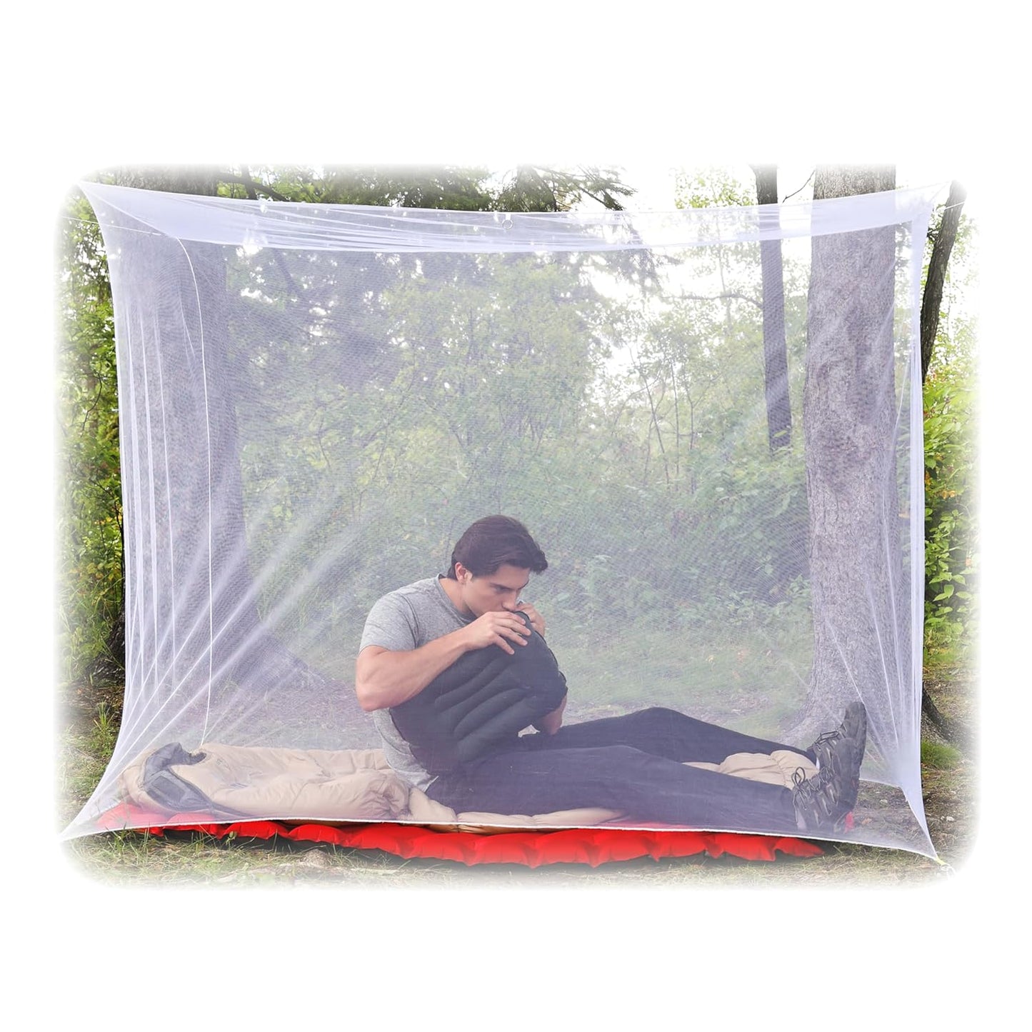 Coghlan's Mosquito Net Single Wide Rectangular Net, Green