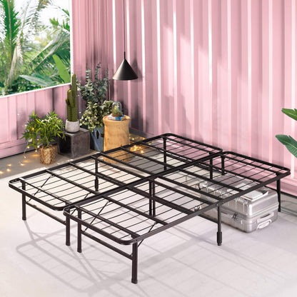 Metal Platform Bed SmartBase 14"H Underbed Storage, Full Size