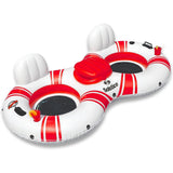 Duo Inflatable Tube Cupholders & Cooler River floating Raft