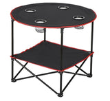 Foldable Camping Table Portable Outdoor Picnic Table W/Carry Bag