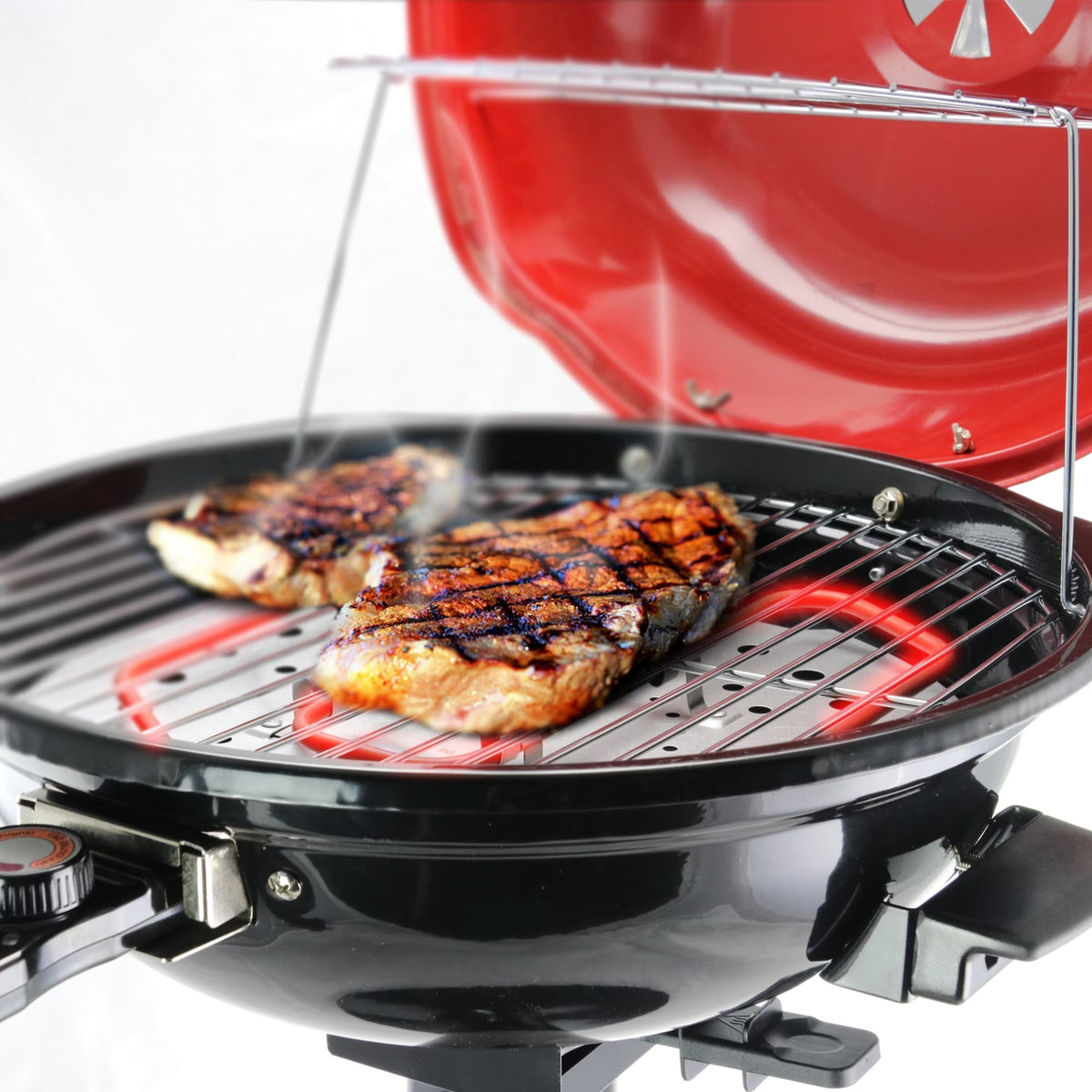 Electric Barbecue Grill Adjustable Heat Electric Grill, 15-in