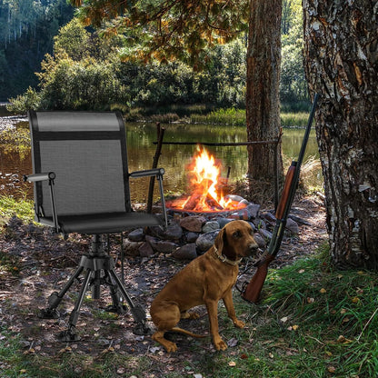 Swivel Blind Chair 360-degree rotation Base Folding Hunting Chair