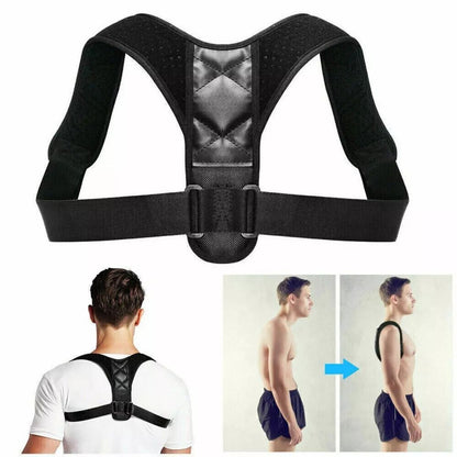 Posture Corrector Adjustable Back Brace Shoulder Support Belt