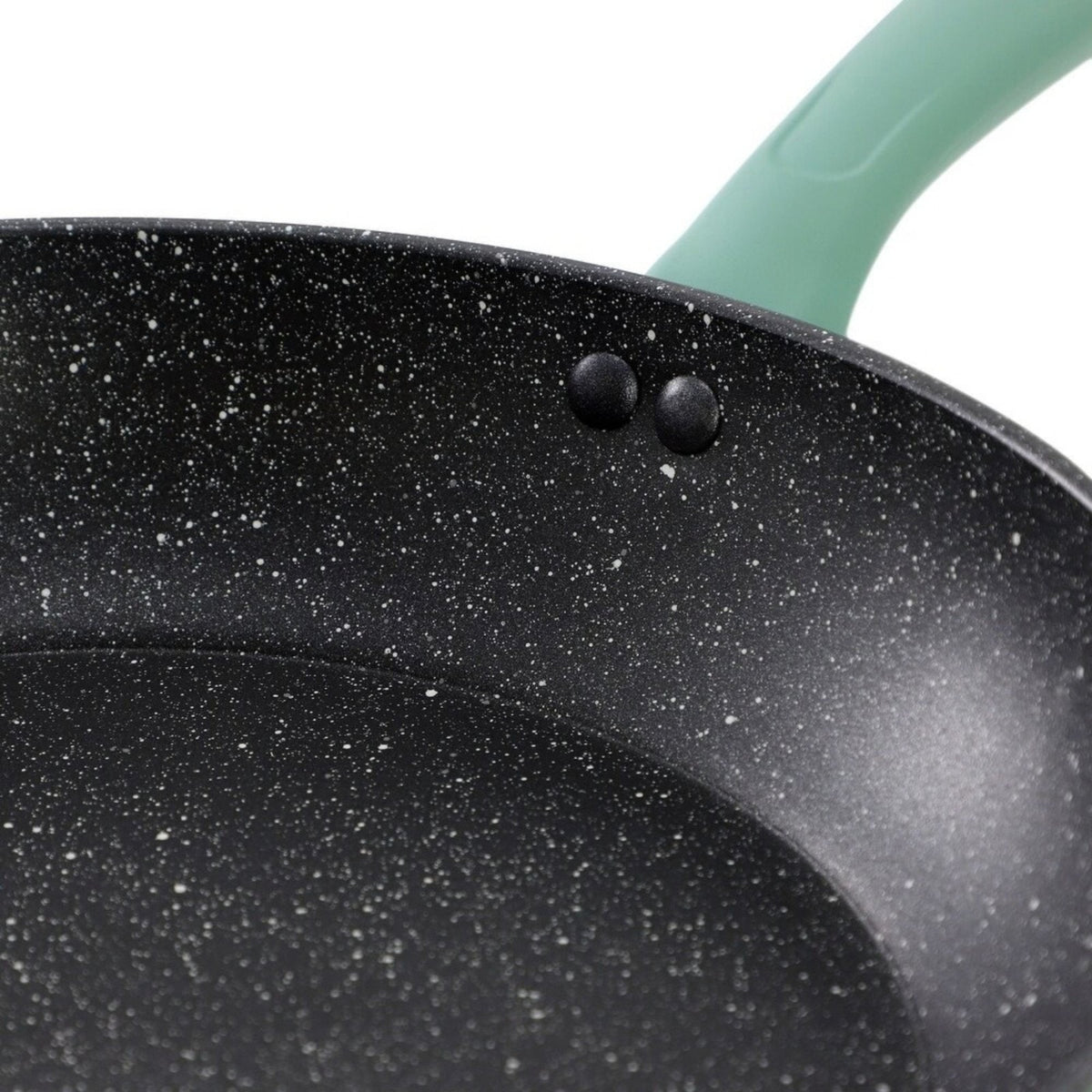 Nonstick Aluminum Frying Pan Soft-Touch Handle 12in Skillet
