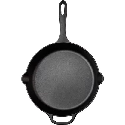 Victoria Cast Iron Skillet Large Frying Cast Iron Pan, 12"