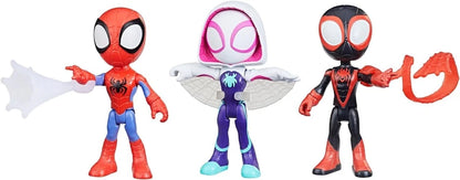Marvel Spidey and His Amazing Friends 4" Action Figure Set, 3 Ct