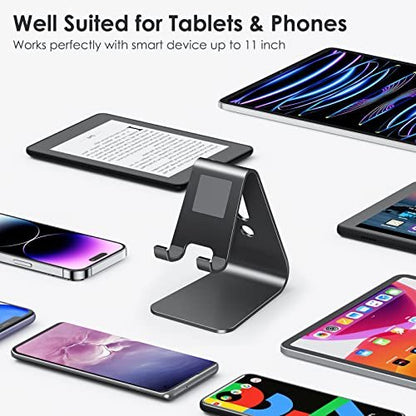 Desktop Aluminum Phone Tablet Stand desk phone Stand Holder, Black