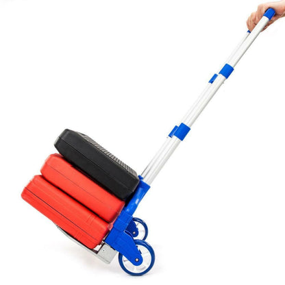 Folding Dolly Push Truck Hand Collapsible Trolley 170Lbs Luggage Cart