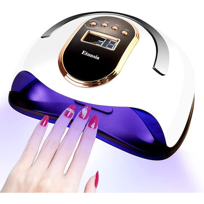 Gel Nail Dryer Lamp UV LED Smart Sensor LCD Display Drying Nail