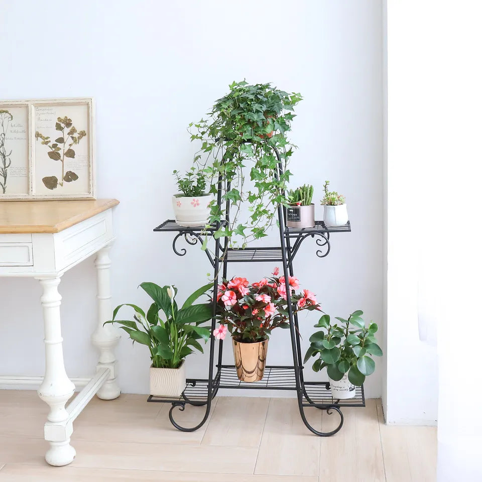 Large 7 Tier Metal Indoor Outdoor Plant Stand