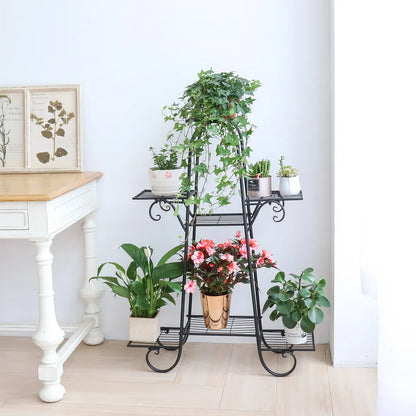 Large 7 Tier Metal Indoor Outdoor Plant Stand