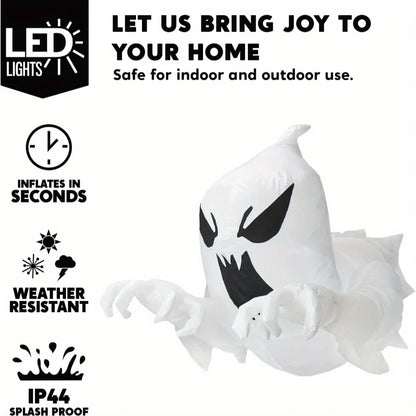 Halloween Inflatable Ghost Decoration with LED Lights