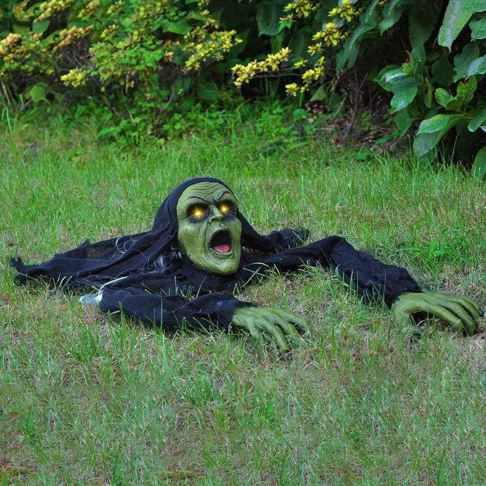 Crawling Zombie Groundbreaker Outdoor Halloween Decoration