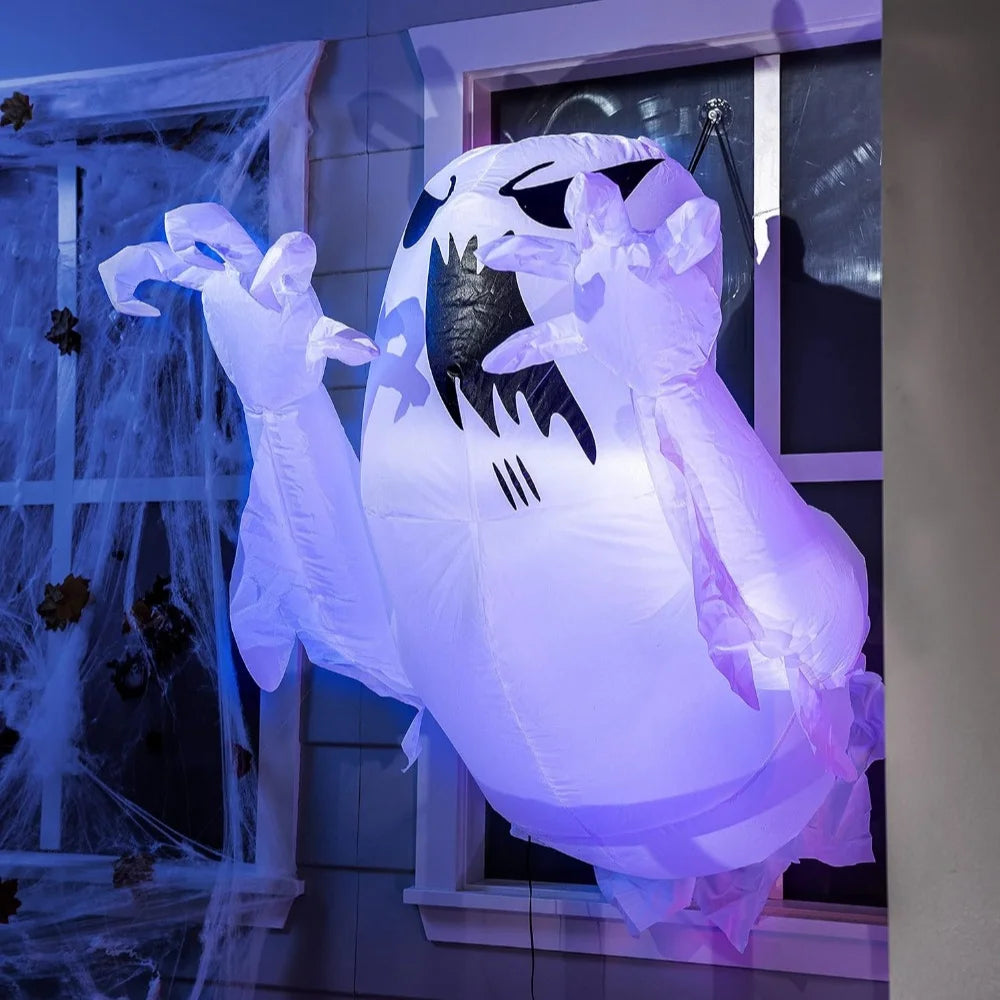 Halloween Inflatable Ghost Decoration with LED Lights