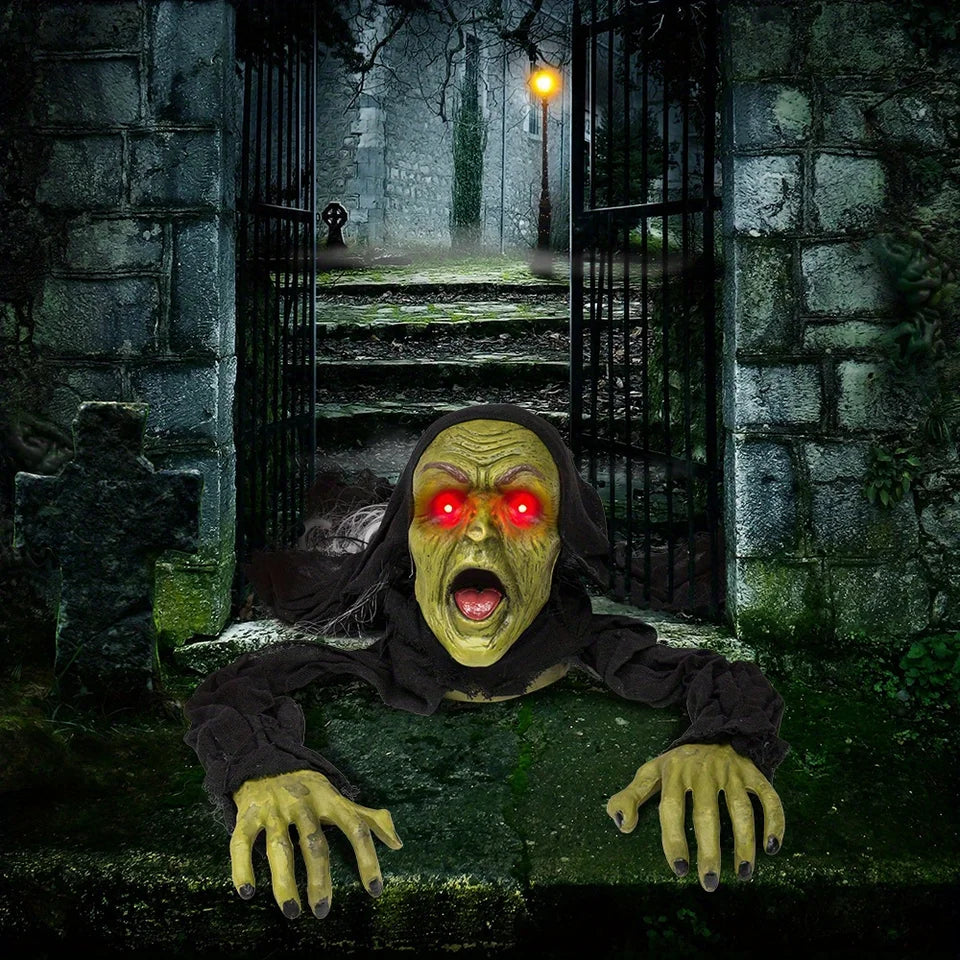 Crawling Zombie Groundbreaker Outdoor Halloween Decoration