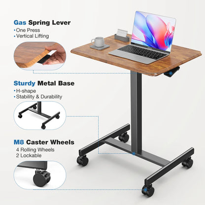 Height Adjustable Portable Laptop Standing Desk