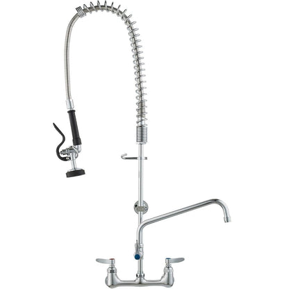 VEVOR Faucet 36"H Wall Mount Kitchen Sink Pull Down Spray Faucet