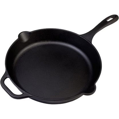 Victoria Cast Iron Skillet Large Frying Cast Iron Pan, 12"