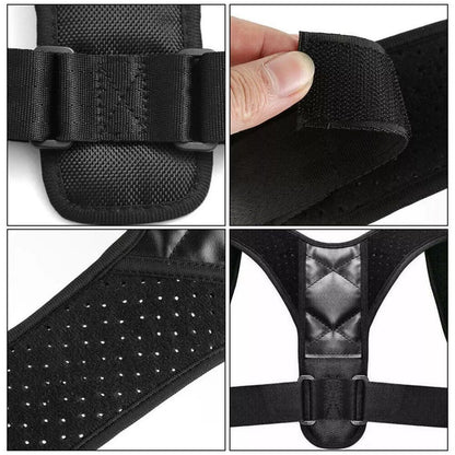 Posture Corrector Adjustable Back Brace Shoulder Support Belt