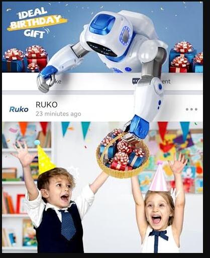 Robots Smart Programmable Interactive RC Robot W/ Voice Control