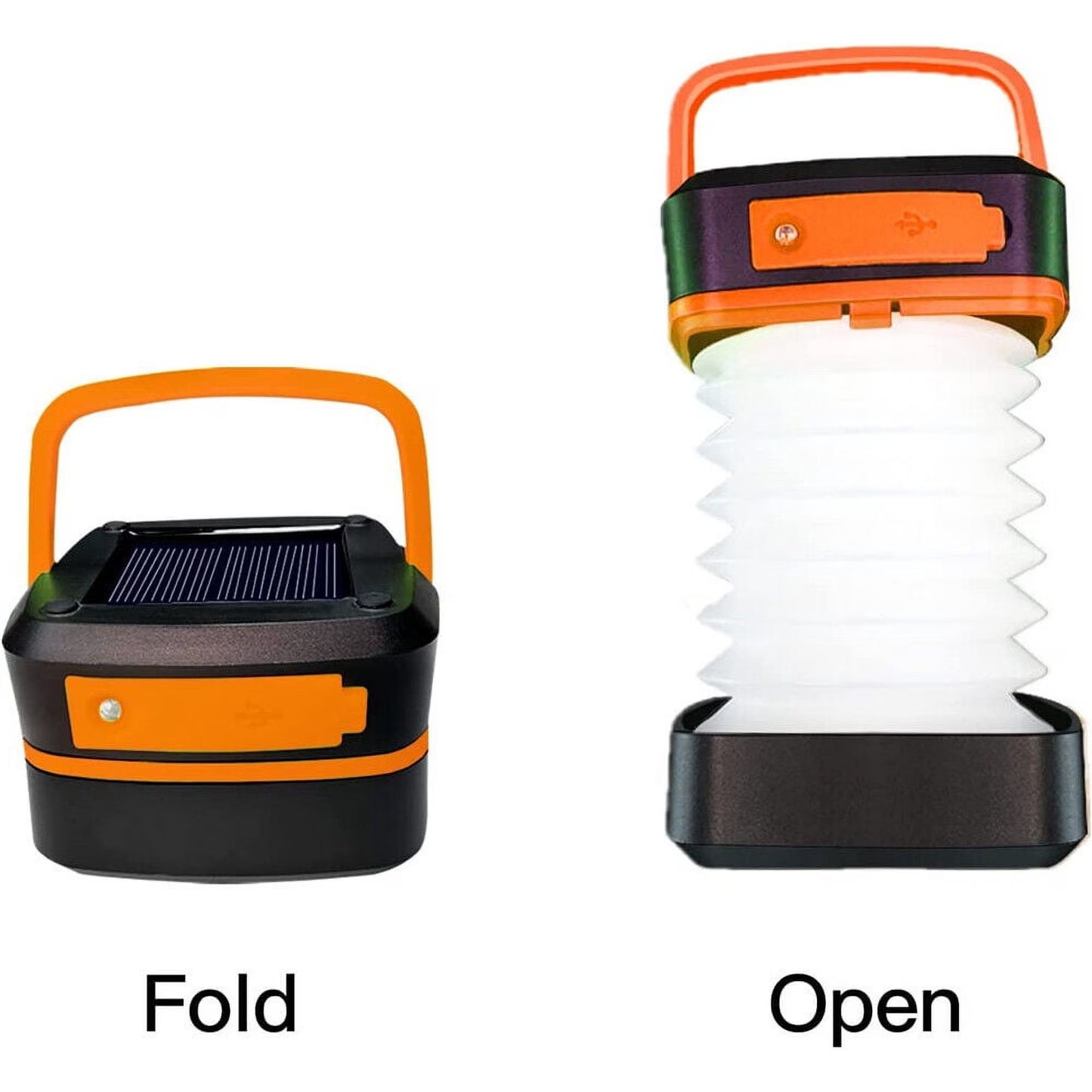 Solar Lantern Camping Light USB Recharge Power Outage LED Lantern