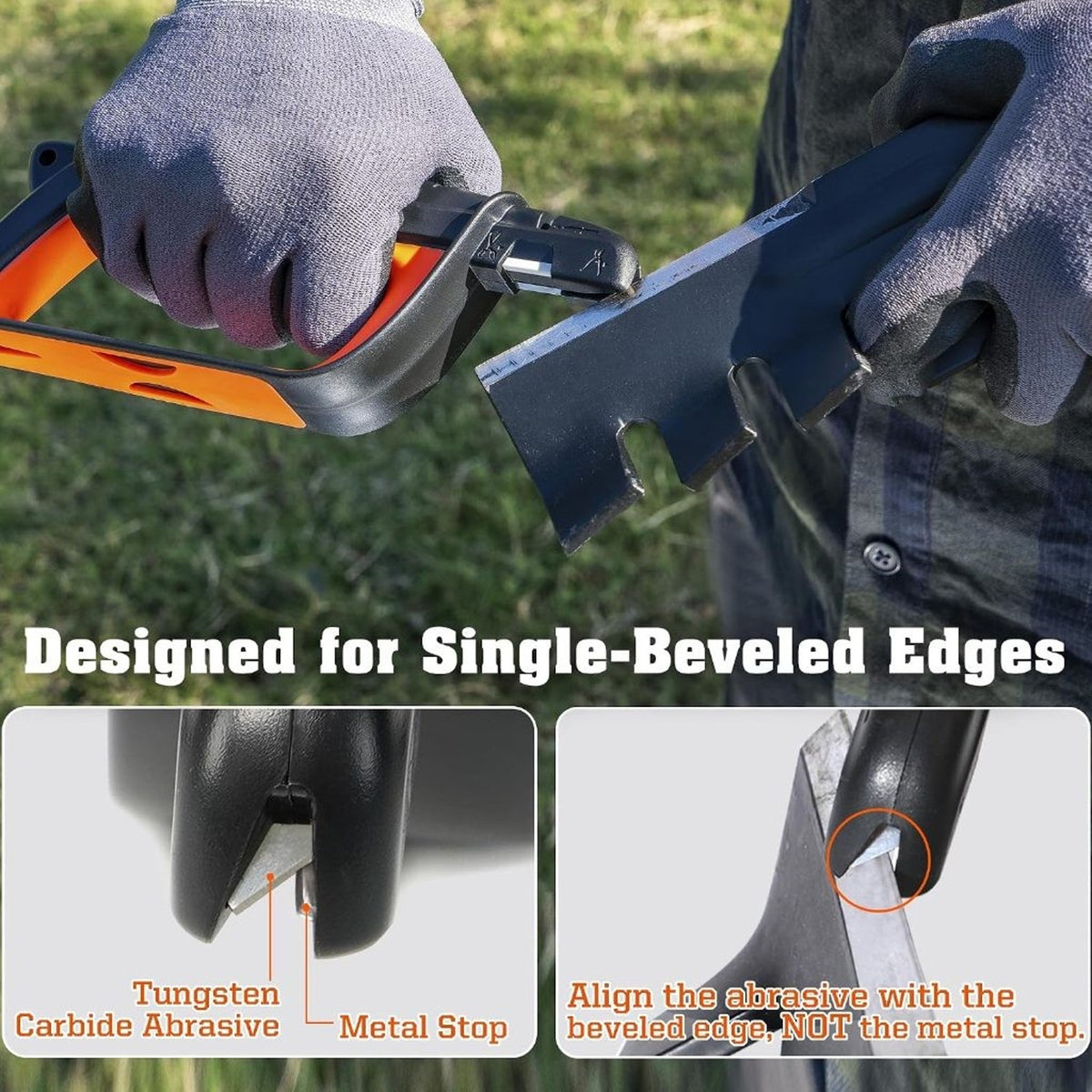 SHARPAL All-in-1 Multi-Sharpener Lawn Mower Blade Knife Axe Pruner Sharpener