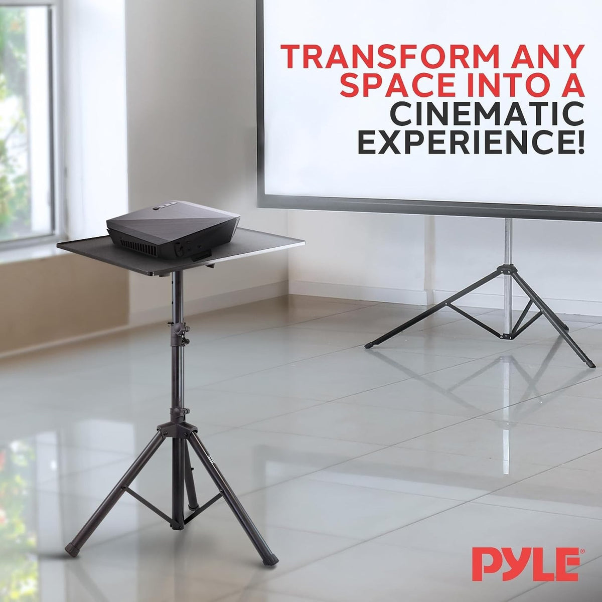 Pyle-Pro Universal Height Angle Adjustable Laptop Projector Stand