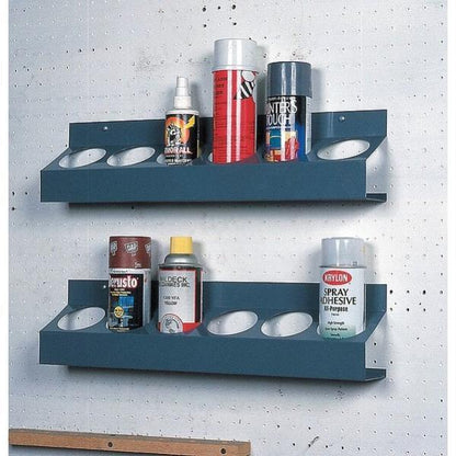 Can Caddy 6 Compartments Can Storage Cabinet Rack Steel, Gray