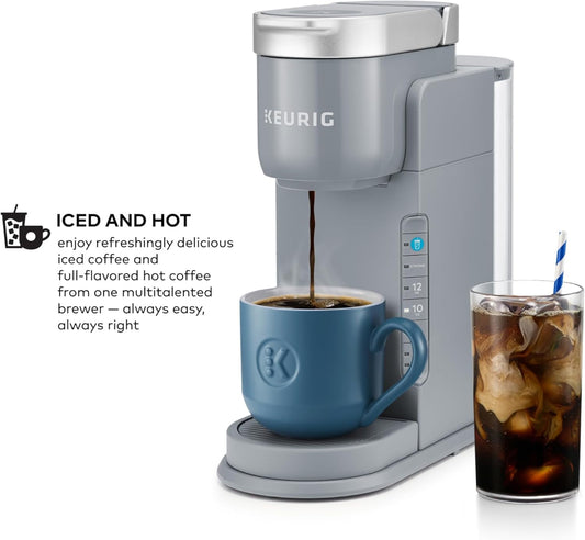 Coffee Maker Single Serve K-Cup Pod Hot Cold Coffee Maker, Gray