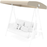Swing Canopy Replacement Canopy Waterproof Seat Top Cover, Beige