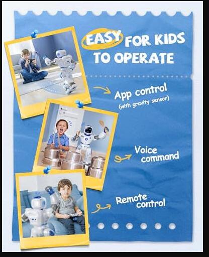 Robots Smart Programmable Interactive RC Robot W/ Voice Control