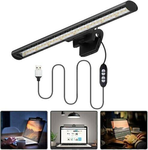 Screen Bar Light USB Computer Monitor Eye-Caring Reading Desk Lamp