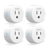 Gosund Smart Plug Outlet Socket RC W/Timer Wi-Fi Socket , 4pK