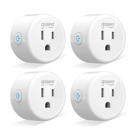 Gosund Smart Plug Outlet Socket RC W/Timer Wi-Fi Socket , 4pK
