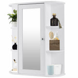 Wall Mount Cabinet Medicine Bathroom Mirror Door and Adjustable Shelf