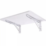 Wall Mounted Computer Desk 23.6"Lx 9.25W" Folding Writing Table