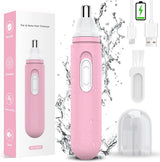 Women Nose Hair Trimmer Rechargeable Ear Nose Electric Trimmer, Pink