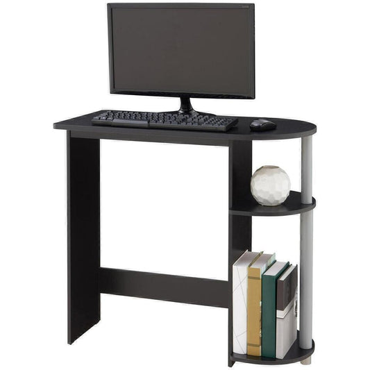 Computer Desk Built-in Shelves Teens Home Offices Workspace Table Desk