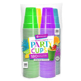 Premium Quality Disposable Plastic multi-Colors Cups (18 oz, 180 ct.)