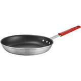 Frying Pan Aluminum Nonstick Coating 12-inch Large Skillet, Red