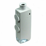 Lighted Magnifying Glass 160X- 200X Zoom Mini Glass Magnifier